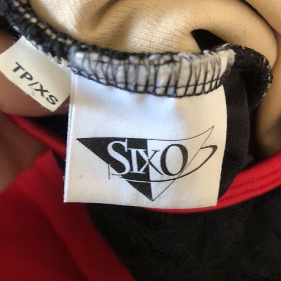 Women’s XS Black & Red Spanish practice ice skating dress kid’s 12/14 - Picture 10 of 10